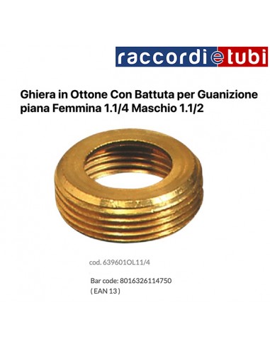 GHIERA OTTONE 1.1/2X1.1/4 MASCHIO FEMMINA CON...