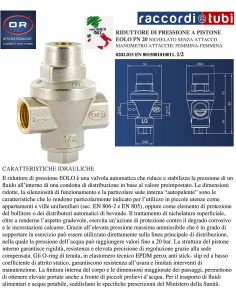 RIDUTTORE DI PRESSIONE OR 1/2 1580200