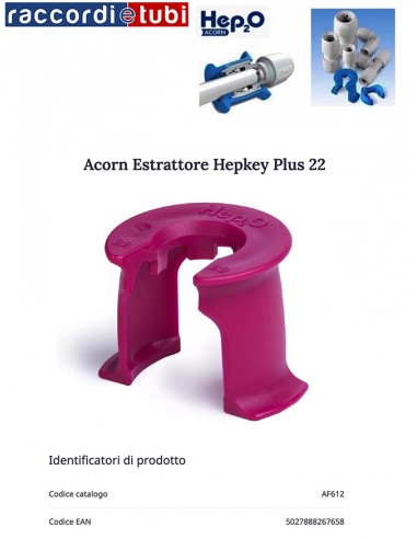 ESTRATTORE AF612 Diametro 22 1 P/Z