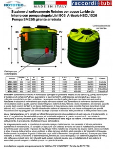 Hebeanlage NSOL 1026 Liter 903 ROTOTEC