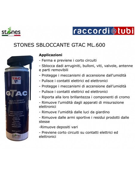 STONES SBLOCCANTE GTAC ML.600