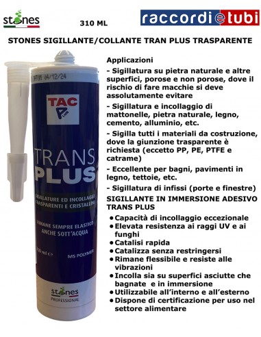 STONES SIGILLANTE/COLLANTE TRANS PLUS...