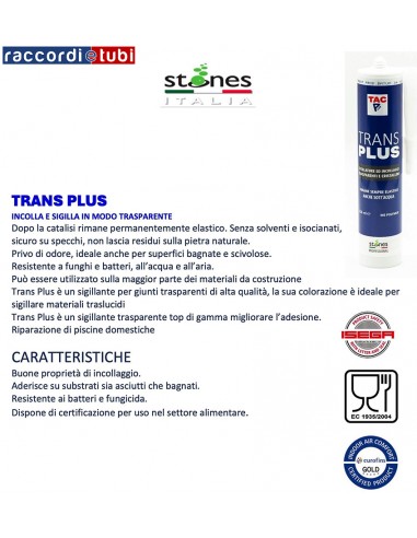 STONES DICHT- UND KLEBSTOFF TRANS PLUS...