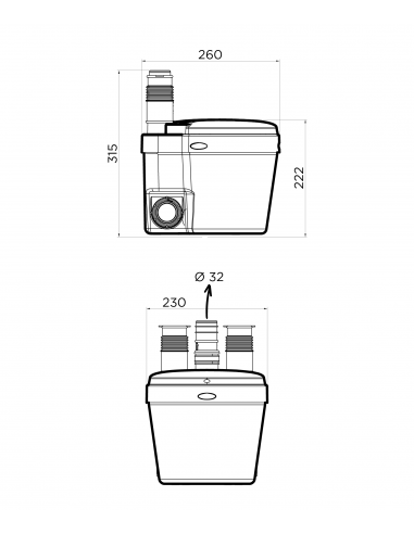 WATERSAN 11 POMPA PER ACQUE GRIGIE