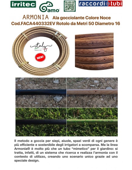 ALA GOCCIOLANTE IRRITEC NOCE  MT.50