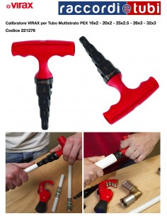 VIRAX KALIBRIERER 16X2-20X2-25x2,5-26X3-32X3 FÜR...