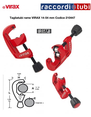 ROHRABISER VIRAX FÜR KUPFER von 14 bis 54 mm....