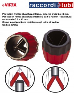 FASERENTFERNER FASSUNG VIRAX von 6 bis 40 mm cod.221250