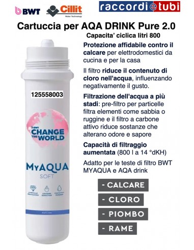CARTUCCIA BWT MYAQUA PROTECT 125558003 per AQA...