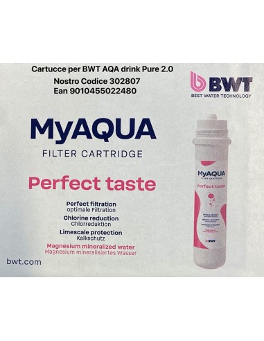 CARTUCCIA BWT MYAQUA MINERALIZER 125558004 per...