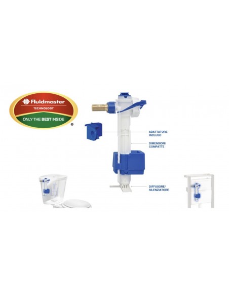 GALLEGGIANTE ATTACCO LATERALE Ø 3/8 FLUIDMASTER