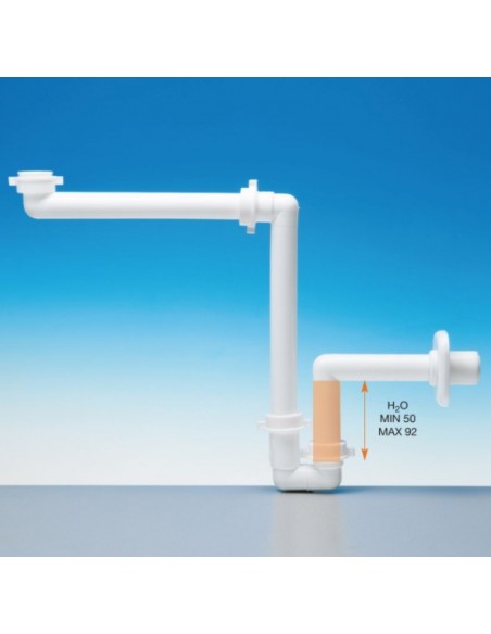 SIFONE LIRA SALVASPAZIO DA LAVABO DIAMETRO 1.1/4X32/40  A1115.01