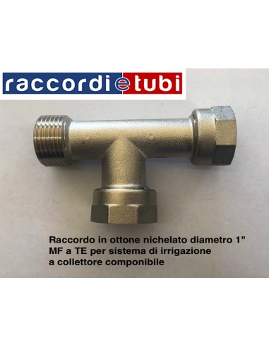 T-STÜCK MIT MUTTER 1" WEIBLICH WEIBLICH...