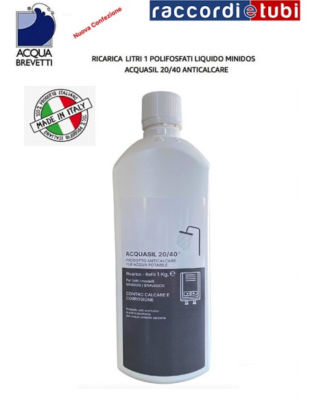 ACQUASIL 20/40 POLIFOSFATO LIQUIDO DA KG.1 PC002