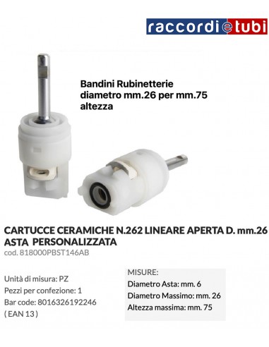 CARTUCCIA BANDINI NR.262 818000PBST146AB