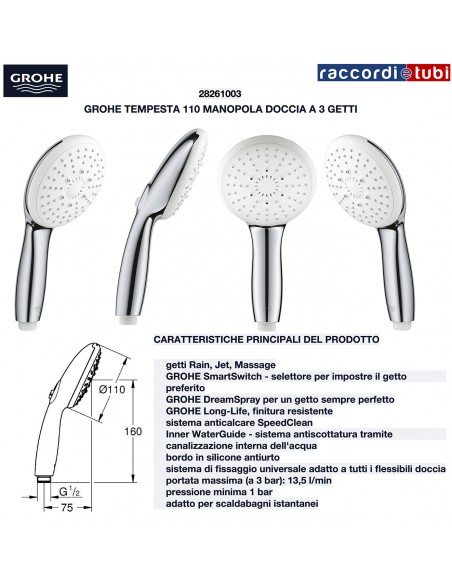 DOCCETTA TEMPESTA 100, 3 GETTI 28261003