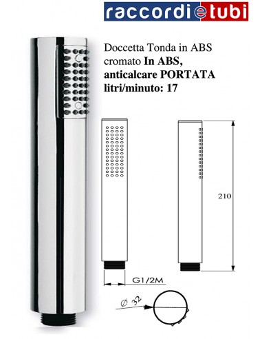 DOCCETTA TONDA IN ABS CROMATO 1412008