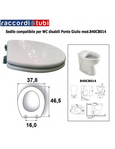 SEDILE TIPO 140 SENZA APERTURA FRONTALE PER WC...