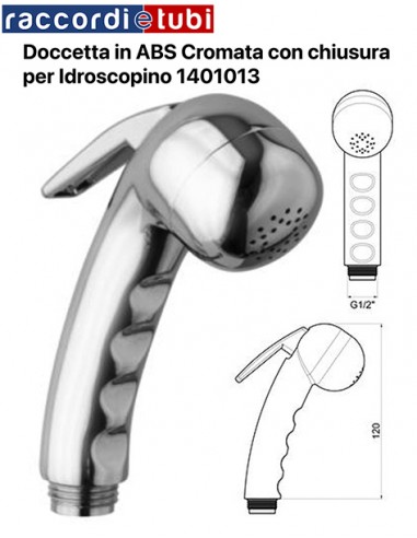DOCCETTA  IN ABS SPRAY CROMATA CON CHIUSURA...