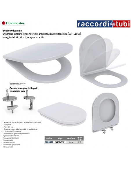 SEDILE UNIVERSALE ARES TERMOINDURENTE