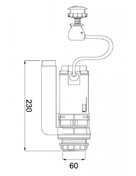 BATTERIA PER WC MONOBLOCCO FLUIDMASTER 550B-005-P