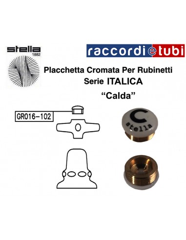 PLACCHETTA STELLA  SERIE ITALICA "CALDA"...
