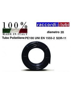 TUBO POLIETILENE IN ROTOLO 20 PN/16 PE100