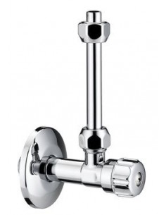 Hahn für WC-Spülkasten 1/2''x3/8'' mit Rohr 2