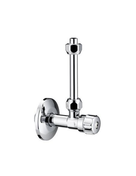 Hahn für WC-Spülkasten 1/2''x3/8'' mit Rohr