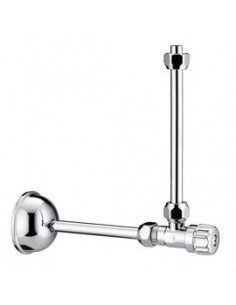 WASSERHAHN FÜR WC-SPÜLKASTEN 3/8''x3/8'' ZWEI SCHLÄUCHE 2