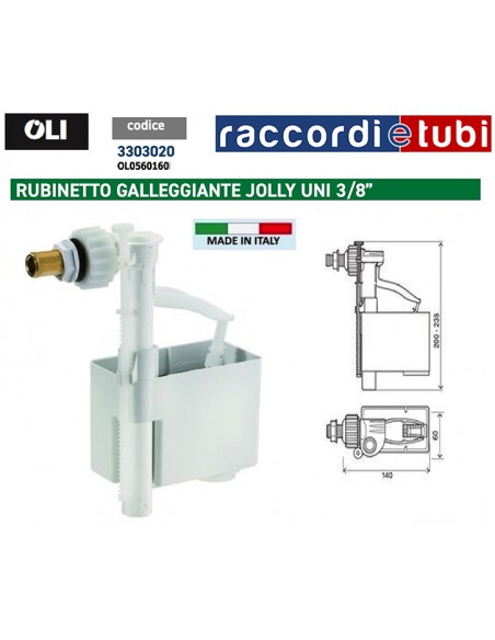 SCHWIMMKÖRPER JOLLY UNI 3/8''