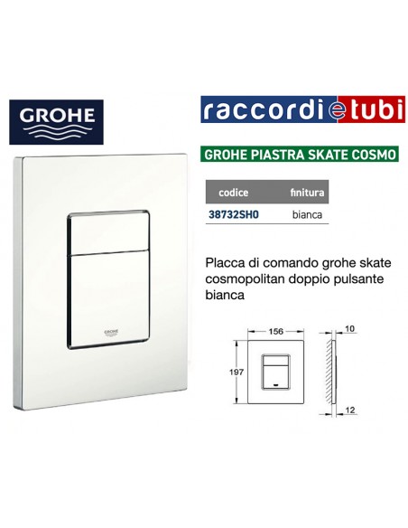 GROHE PIASTRA SKATE COSMO BIANCA