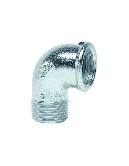 VERZINKTES EISENWINKELSTÜCK MF Ø 1.1/2