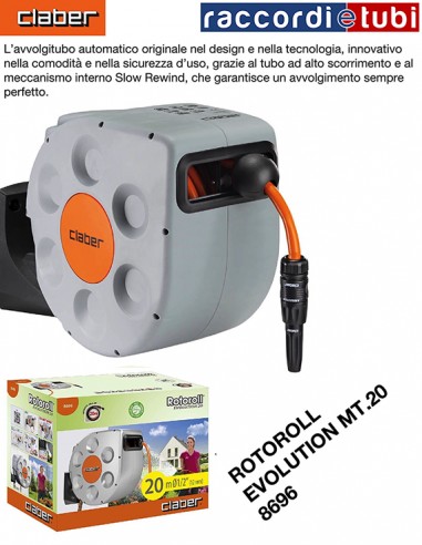 SCHLAUCHAUFROLLER CLABER ROTOROLL EVOLUTION 20...