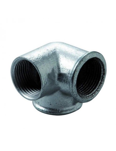 VIEWEISEGEZINKTES EISEN-VERSCHRAUBUNGSWINKEL TYP DREI WEGE, DURCHMESSER 3/4