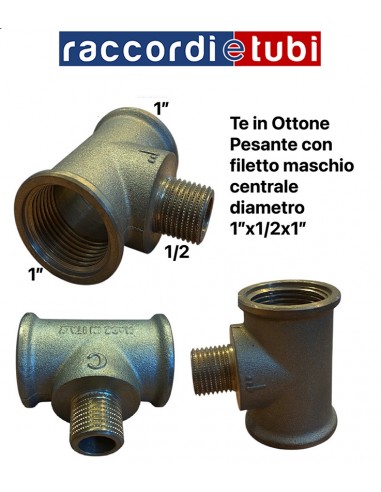 TE OTTONE F-M-F 1"X1/2X1"