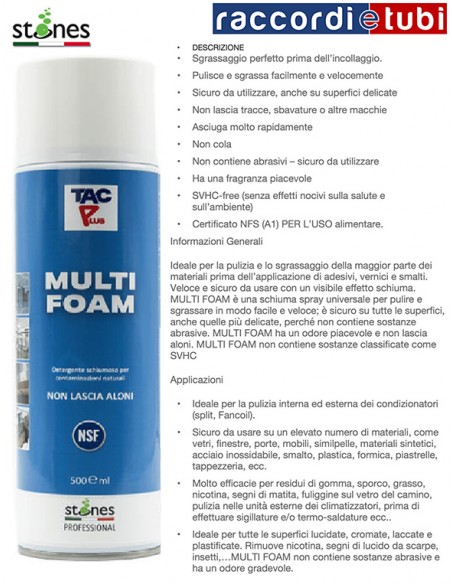 STONES MULTI FOAM 500 ml PULITORE UNIVERSALE 202206