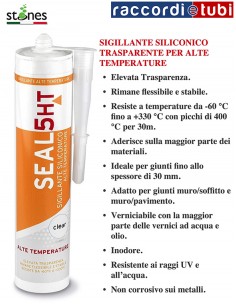 STONES SIGILLANTE ALTE TEMPERATURE TRASPARENTE SEAL HT