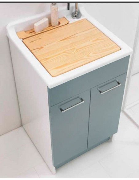 MOBILER WASCHTISCH COLAVENE WEISS 50X50X86H JOLLYWASH 24140B