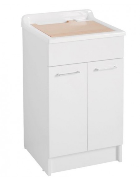 MOBILER WASCHTISCH COLAVENE WEISS 50X50X86H JOLLYWASH 24140B
