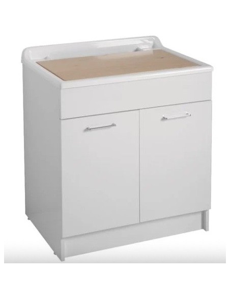 MOBILER WASCHSCHRANK COLAVENE WEISS 75X50X86H LINDO MAX 24110B