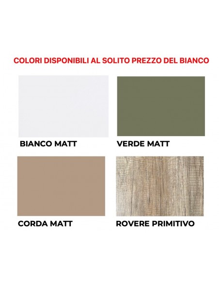 MOBILE LAVATOIO COLAVENE BIANCO 75X50X86H LINDO MAX 24111B