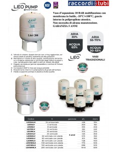 VERTIKALER LEO AUSDEHNUNGSTANK 200 LITER