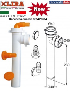 RACCODO LIRA 40X40X40 F.F.M. 8.2429.04