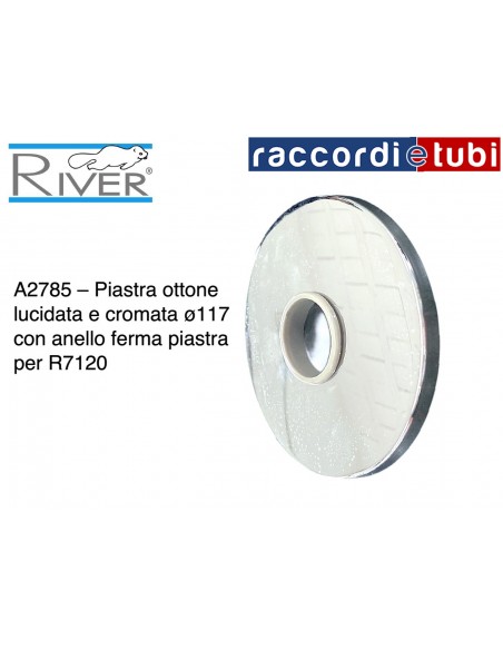 BORCHIA RIVER CON ANELLO FERMA PIASTRA ART.A2785 