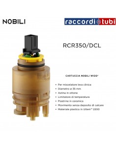 ORIGINALE NOBILI KERAMIKKARTUSCHE RCR350/DCL MIT VERTEILUNG