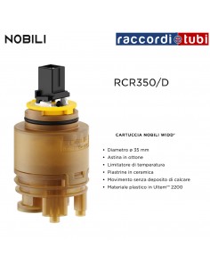 ORIGINALE NOBILI KERAMIKKARTUSCHE RCR350/D MIT VERTEILUNG