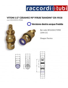 VITONE 1/2 BANDINI RECHTSVERSION FÜR KALTES WASSER...