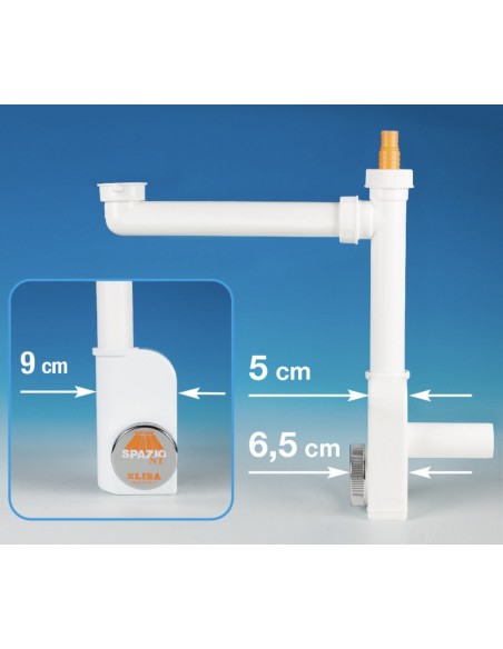 SIFONE SPAZIO 1 EVOLUTION DIAMETRO 40