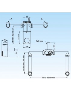 SIFON LIRA SPAZIO 2NT DURCHMESSER 40 ART.9.1285.01 2